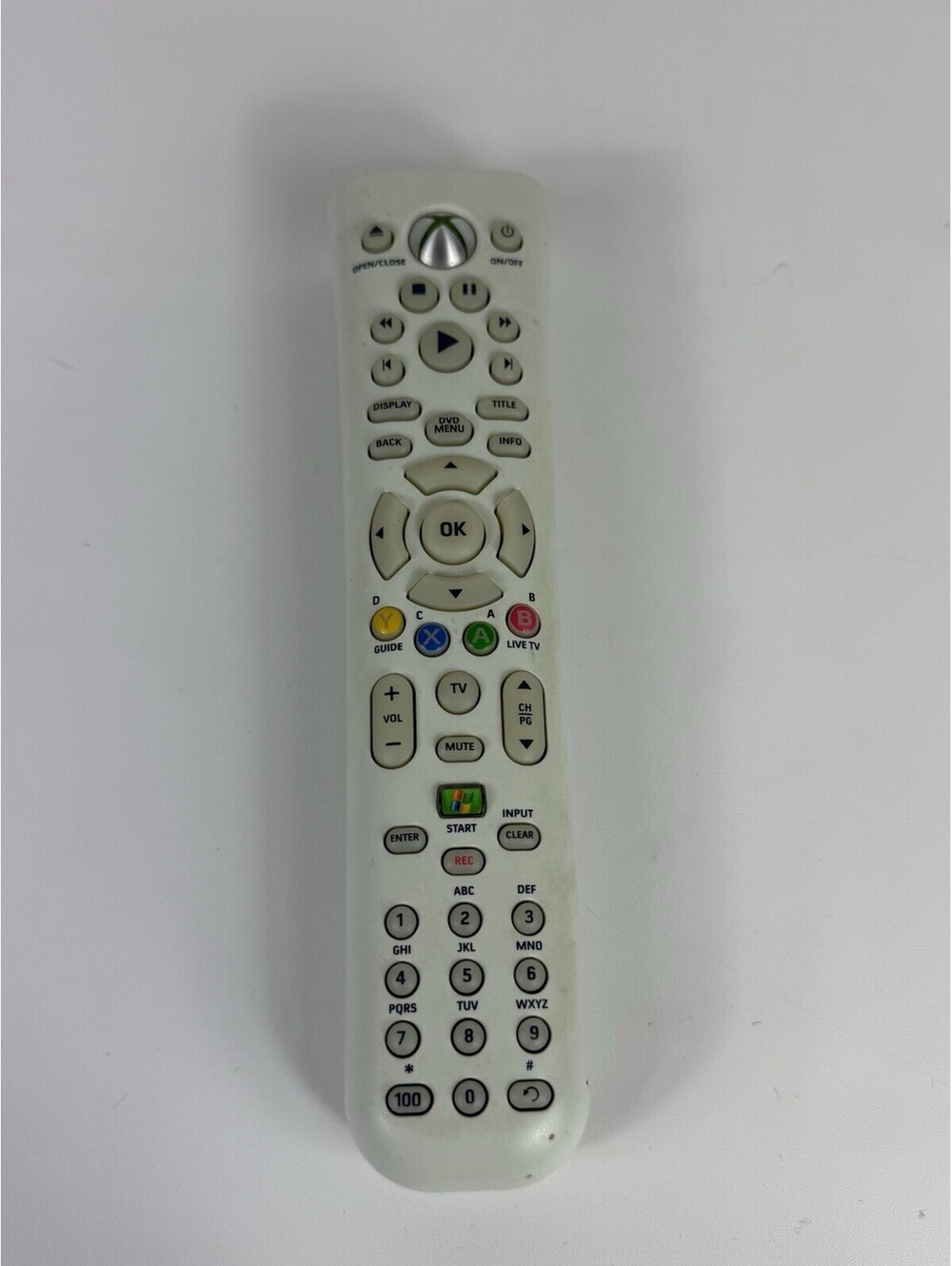 Official Microsoft Xbox 360 Universal Media Remote Tested Working